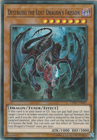 Destrudo the Lost Dragon's Frisson [OP07-EN007] Super Rare