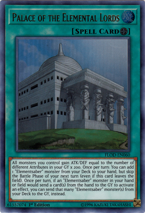 Palace of the Elemental Lords [FLOD-EN060] Ultra Rare