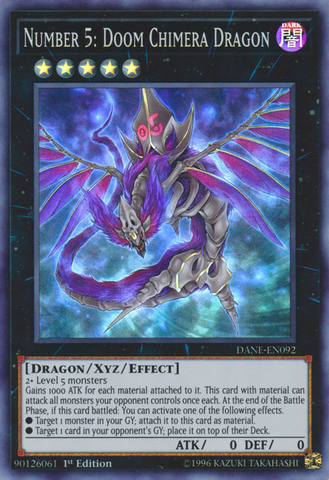 Number 5: Doom Chimera Dragon [DANE-EN092] Super Rare